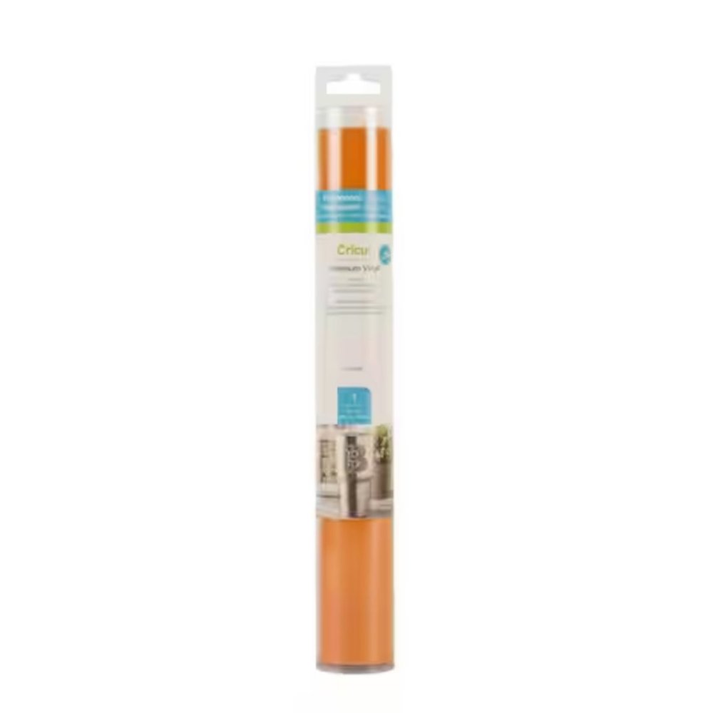 Cricut Permanent Glossy Vinyl - Orange - NWT
